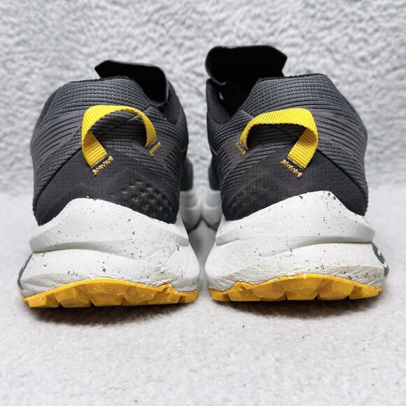 Scarpa Spin Planet Mens Size 10.5 Trail Running Shoes Gray Yellow Mesh - Picture 4 of 9